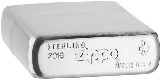 Zippo Armor Sterling Silver Windproof Lighter, High Polished Finish #26