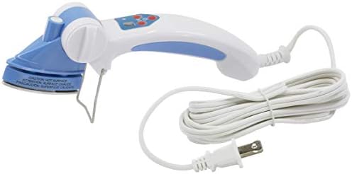 Dritz 29500 Petite Press Portable Mini Iron,White | Mini Iron for Quilting, Crafts & Sewing - Travel Steamer for Clothes
