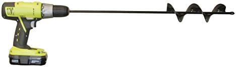 Willard & May Flower Bulb HEX Shaft Drill Planter, Non-Slip – 2.75 by 24 inch - Bulb & Bedding Plant Auger