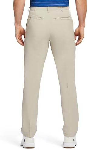 Izod Mens Golf Swingflex Straight-fit Flat-Front Pants