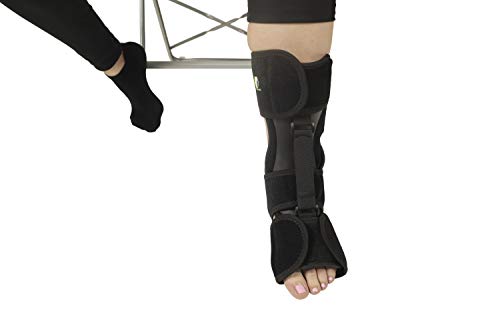 Comfort Dorsal Night Splint - For Plantar Fasciitis, Achilles Tendinitis | Pain Relief from Drop Foot, Heel Spurs - Small/Medium