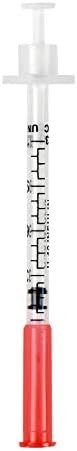 Brandzig U-40 Pet Insulin Syringes 29G 3/10cc, 1/2" 100-Pack