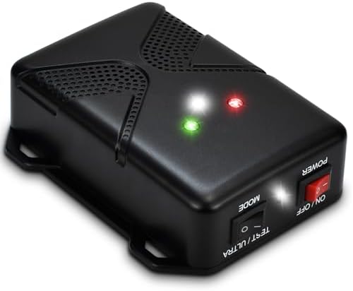 Loraffe Battery Powered Ultrasonic Mouse Repellent Rat Deterrent for Cars