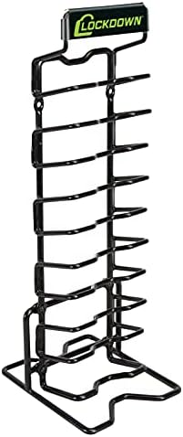 Lockdown Magazine Rack with Vinyl Coating and Steel Frame for Gun Vault Organization, Storage and Security