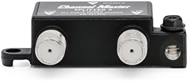 Channel Master Splitter 2 | 2-Way Splitter Distributes Digital HDTV Antenna Signal to 2 TVs, One Input and Two Outputs, Power Passing for Preamplifiers and Boosters, Low-Loss Design, Indoor/Outdoor