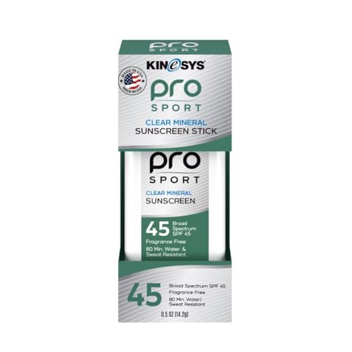 KINeSYS Fragrance Free Clear Spray Sunscreen for sensitive skin, SPF 50, Hypoallergenic, Broad Spectrum UVA/UVB protection for Face & Body; PABA and Oxybenzone FREE, 700+ Sprays, 4 Fl Oz/120 mL