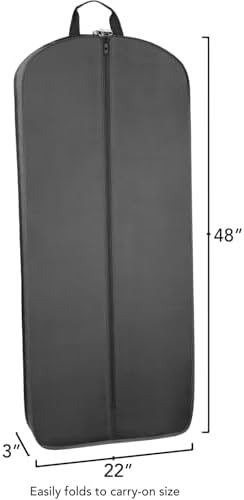 Wally Bags 48” Deluxe Tri-Fold CarryOn Travel Garment Bag with three pockets