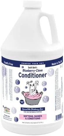 South Bark's Blueberry-Clove Conditioner for Dogs & Cats 12 oz. | Long Lasting Softness | Paraben-Free | Biodegradable & Non-Toxic | Made in USA