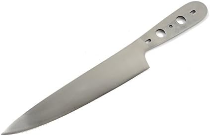 440c Stainless Steel Chef's Knife Blank (Cryogenically Enhanced) Made in USA [SS106]
