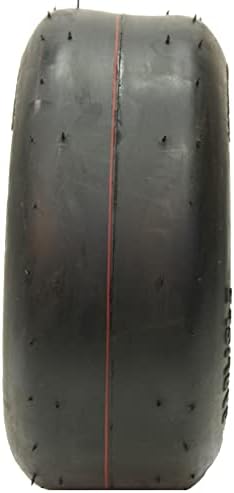 Carlisle Smooth Lawn & Garden Tire - 20X10-10 | Lawn Mower & Garden Tractor All Season Traction 73A3 Rated 2 Ply Bias Construction Black Sidewall Tire