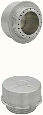 Acxico 1Pcs Portable Mini Aluminum Alloy Alcohol Stove for Outdoor Camping Picnic Hiking Tool