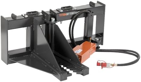 Titan Attachments Post and Tree Puller Attachment, Universal SSQA Accessory, 3, 000 PSI Hydraulic Cylinder