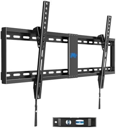 Mounting Dream Tilting TV Wall Mount for Most 37-90 Inch TVs up to 132lbs | Low Profile TV Mount Fits 16", 18", 24" Studs, Max VESA 600x400mm, Wall Mount TV Bracket with Quick Lock & Release, MD2268-LK