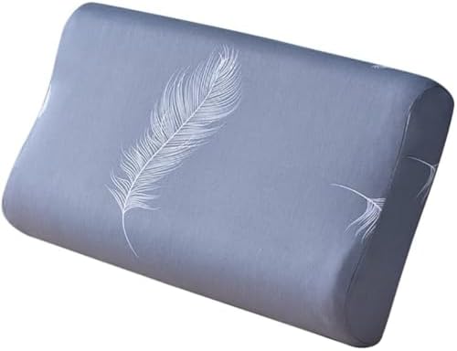 Pillow Case for Cervical Neck Pillow - Standard Size Cotton Pillowcase with Zipper
