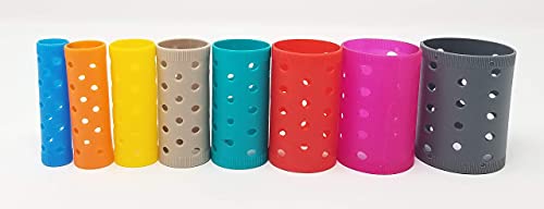 Kleravitex Hair Curler Roller Set/Set of 96 Stackable Rollers / 8 Size Rollers From Extra Small to Extra Large / 12 Rollers per Size - Hairdressing