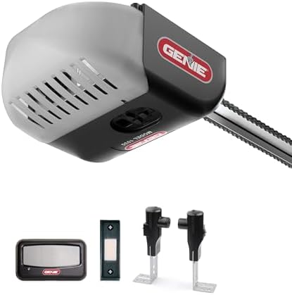 Genie Chain Drive 500 Garage Door Opener - Model 1035 - Reliable Chain Drive Garage Opener,Black