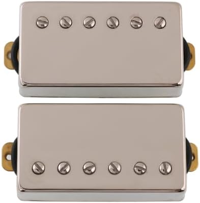 Alnico 2 Magnets Humbucker Pickup Set Vintage Output Four Conductor Wire for LP Les Paul Electric Guitar Chrome