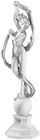 Design Toscano Birth of Venus, Roman Patroness of Love Indoor/Outdoor Garden Statue, 25 inches tall, Cast Stone Resin, Antique Stone Finish