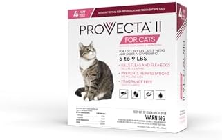 PROVECTA® II for Small Cats (5-9lbs) Flea Topical Treatment, 4-Month Supply