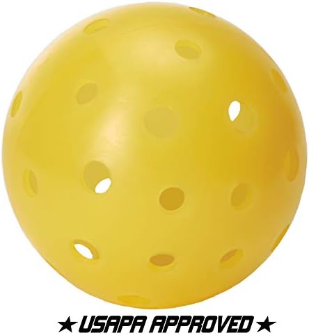 Tourna Strike Outdoor Pickleballs (36 Pack) USAPA Approved, Optic Yellow (PIKL-36-OY-O)