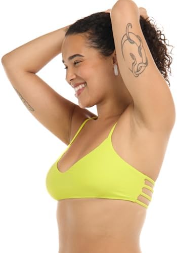 Body Glove Standard Smoothies Alani Solid Strappy Back Bikini Top for Women
