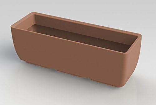 RTS Home Accents 30" Urban Rectangular Garden Planter, Graphite - Stylish, Durable, and Weather-Resistant Planter for Outdoor Gardens, Patios, and Urban Spaces