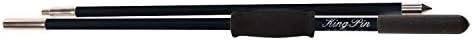 Panther Marine KPP120B King Pin Anchor Pole - 2 Piece, 12' - Black