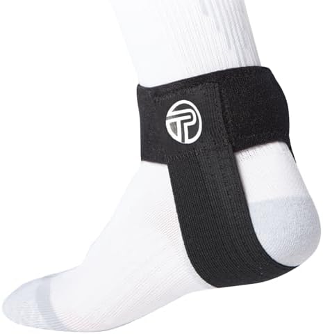 Pro-Tec Athletics Achilles Tendon Support, Tendinitis Relief, Compression Pad, Stabilization, Adjustable Strap & Heel Lift