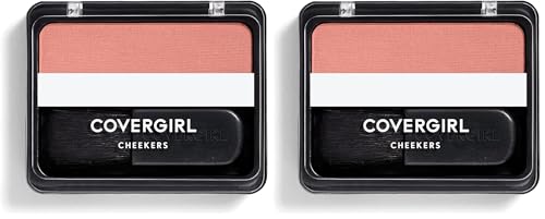 COVERGIRL Cheekers Blendable Powder Blush Iced Cappuccino, .12 oz (packaging may vary), 1 Count