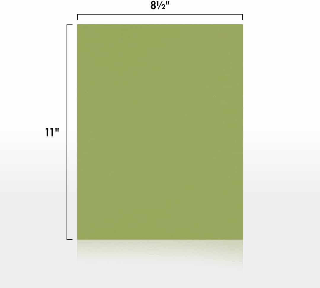 LUXPaper 8.5" x 11" Paper | Letter Size | White | 80lb. Text | 100% Recycled | 50 Qty