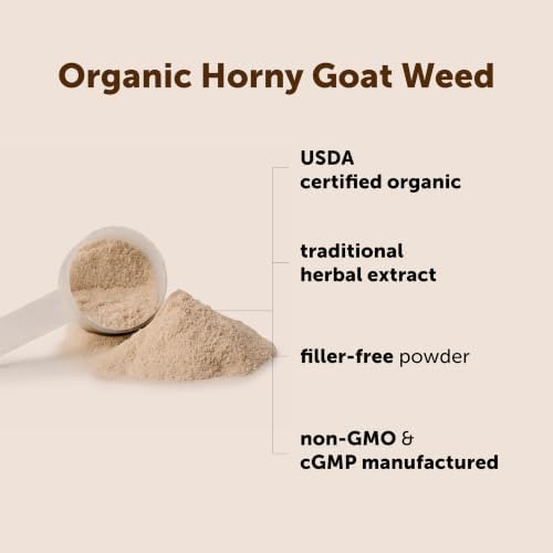 Micro Ingredients Organic Horny Goat Weed Powder for Men and Women