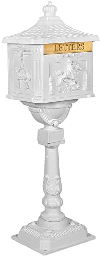 Polar Aurora Mailbox Cast Aluminum Bronze Mail Box Postal Box Security Heavy Duty New