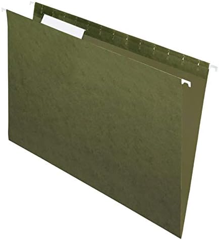 Office Depot® Brand Hanging Folders, 1/3 Cut, Legal Size, 100% Recycled, Green, Pack of 25