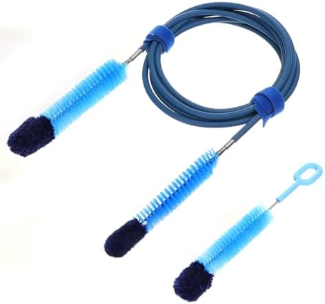 Cpap Tube Cleaning Brush and Handy Brush Flexible Long Stainless Brush (6.27 Feet) and Short Brushes (7.87 Inches) Cpap Tube Clean Brush Cpap Hose