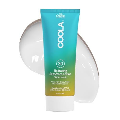 COOLA Organic Sunscreen SPF 30 Sunblock Body Lotion, Dermatologist Tested Skin Care For Daily Protection, Vegan And Gluten Free, 5 Fl Oz