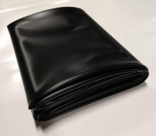 USA Pond Products' - 24x25 Black Pond Liner-24'W x 25'L (7.31m x 7.62m) in 20-mil Black PVC (0.50mm)-Fish/Plant Friendly for Koi Ponds