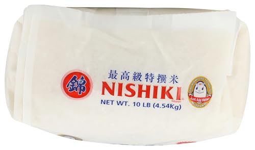 Nishiki Premium Rice, Medium Grain,15 Pound (Pack of 1)