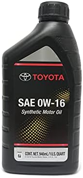 Genuine Genuine Toyota 0W16 Synthetic Oil 1qt 00279-16QTE
