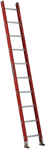 Louisville Ladder 12-Foot Fiberglass Step Ladder, 375-Pound Load Capacity, Type IAA, FS1312HD