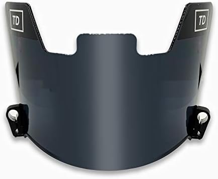 TD Sports Football Visor | Fits Kids, Youth, and Adult Helmets | Eye Protection for Helmet and Facemask