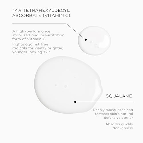 Medik8 C-Tetra - Balancing Vitamin C Serum For Face - Smooths Fine Lines and Wrinkles - Face Serum with Squalane - Vegan and Gluten Free - 1.0 oz | 7% Vitamin C, squalane for hydration, vitamin E antioxidant, lightweight