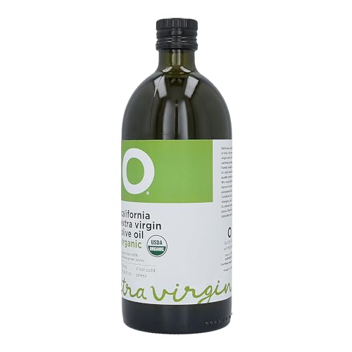 O Olive California Organic Extra Virgin Olive Oil Glass Bottle 8.5 Fl Oz