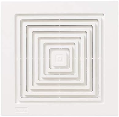 Broan-NuTone BP90 Replacement Grille For 688 Fan , White, 9 In. x 9.25 In. x 0.325 In. with 7.25 and 7.5 in. housing