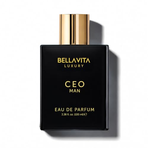 Bellavita Luxury CEO MAN Eau de Parfum | 100 ml (3.4 fl.oz.) | Perfume for Men | Mandarin, Lemon, Lavender