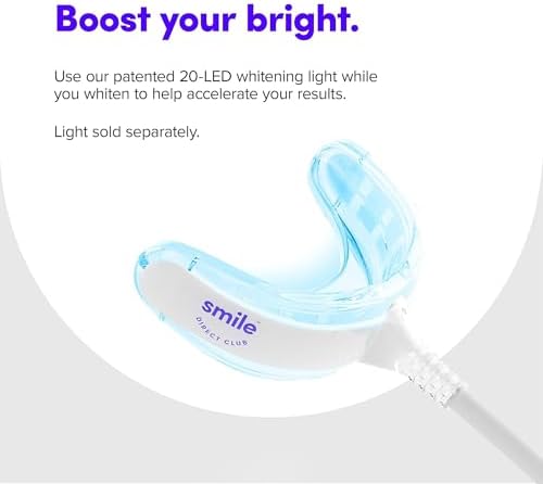 SmileDirectClub Teeth Whitening Kit with Lip Balm - 4 Pack 1.4ml Gel Pens - Professional Strength Hydrogen Peroxide