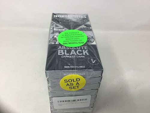 Montezuma Dark Chocolate Absolute Black 100% Cocoa 90g (Pack of 9)