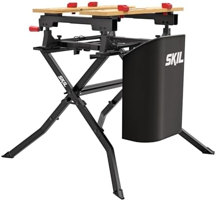 SKIL 15 Amp 10 Inch Portable Jobsite Table Saw with Folding Stand- TS6307-00