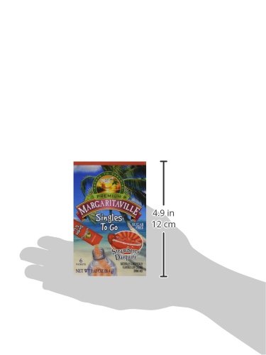 Margaritaville singles to go water drink mix - pina colada flavored, non-alcoholic powder sticks (6 boxes with 6 packets each - 36 total servings), 0.70 ounce (pack of 6)