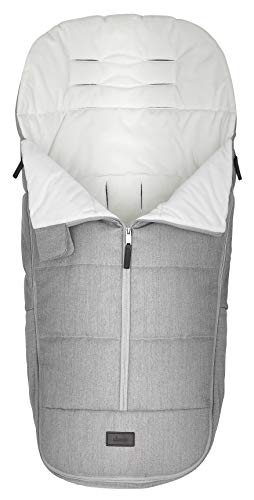 Diono Quantum Classic All Weather Footmuff To Protect Your Baby in Car Seats & Strollers, Light Grey Cube