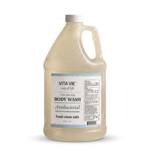Lemon Body Wash, Antibacterial Soap With Tea Tree Oil, 12 Fl Oz